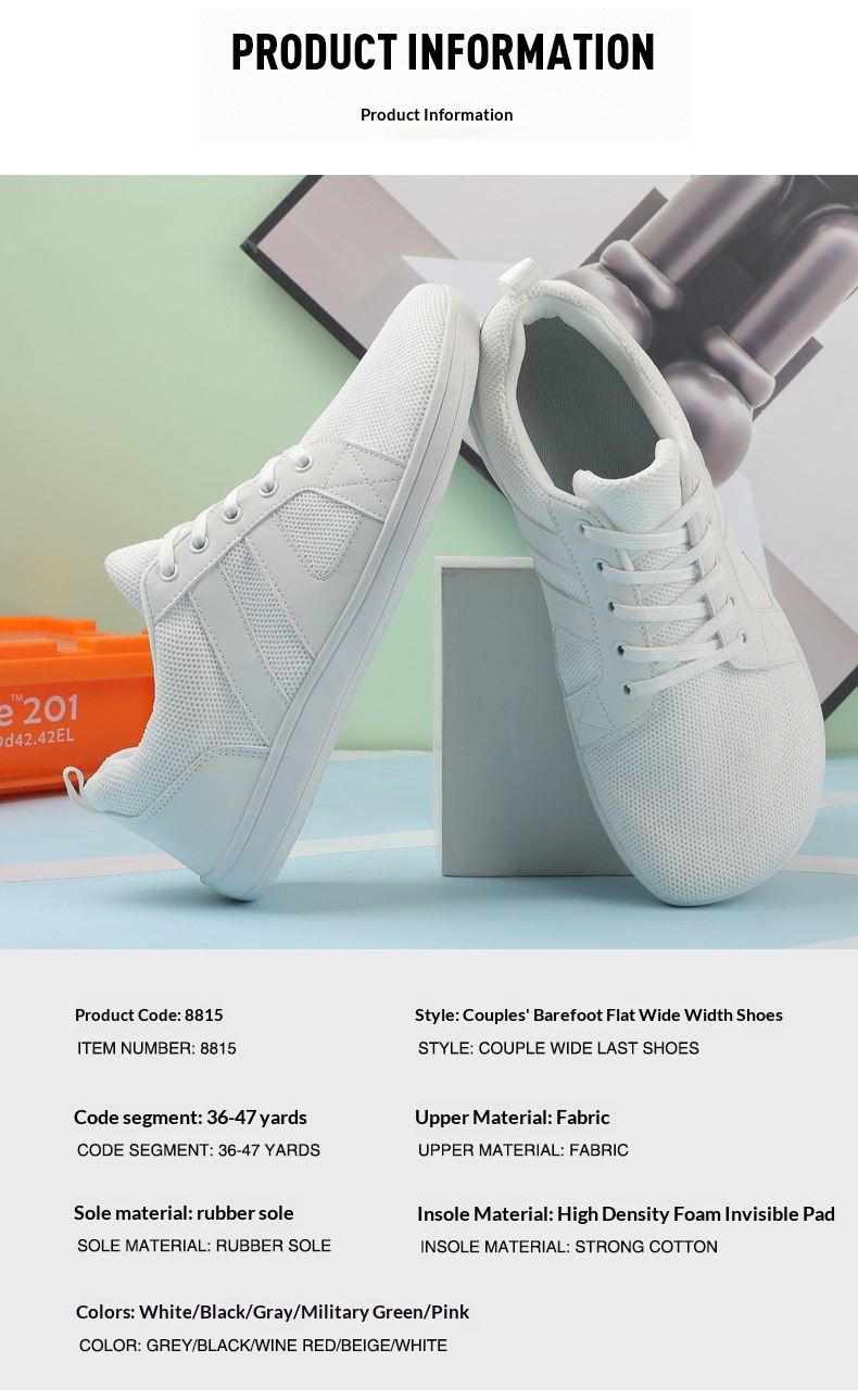 Zees Wide Toe Spring New Men And Women Comfortable Walking Breathable Soft Sole Couple Fly Knit Flat Foot Casual Sports Shoes_voghion.com