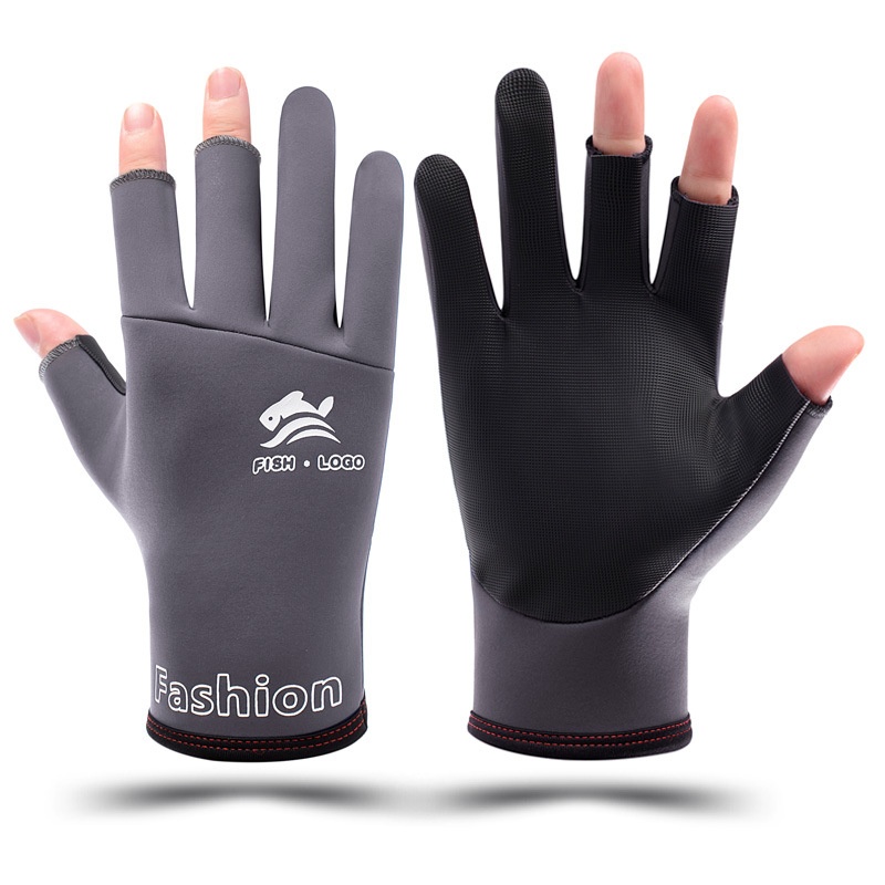 ragazzo Ragazzo Ragazzo 8920 Guanti da pesca a tre dita per uomo, invernali, caldi, antivento, antifreddo, impermeabili, con esche e mezze dita_voghion.com