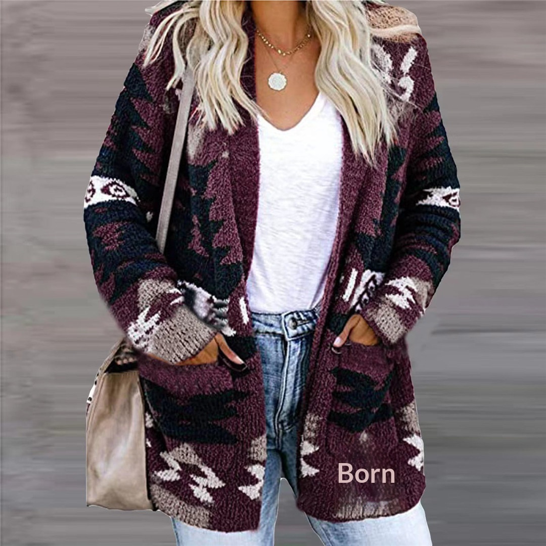 ChicShe ChicShe Herbst/Winter 2022 Europäische und amerikanische grenzüberschreitende Handelsmode Damenmode Lockerer Halloween-Pullover Weihnachtsedition_voghion.com