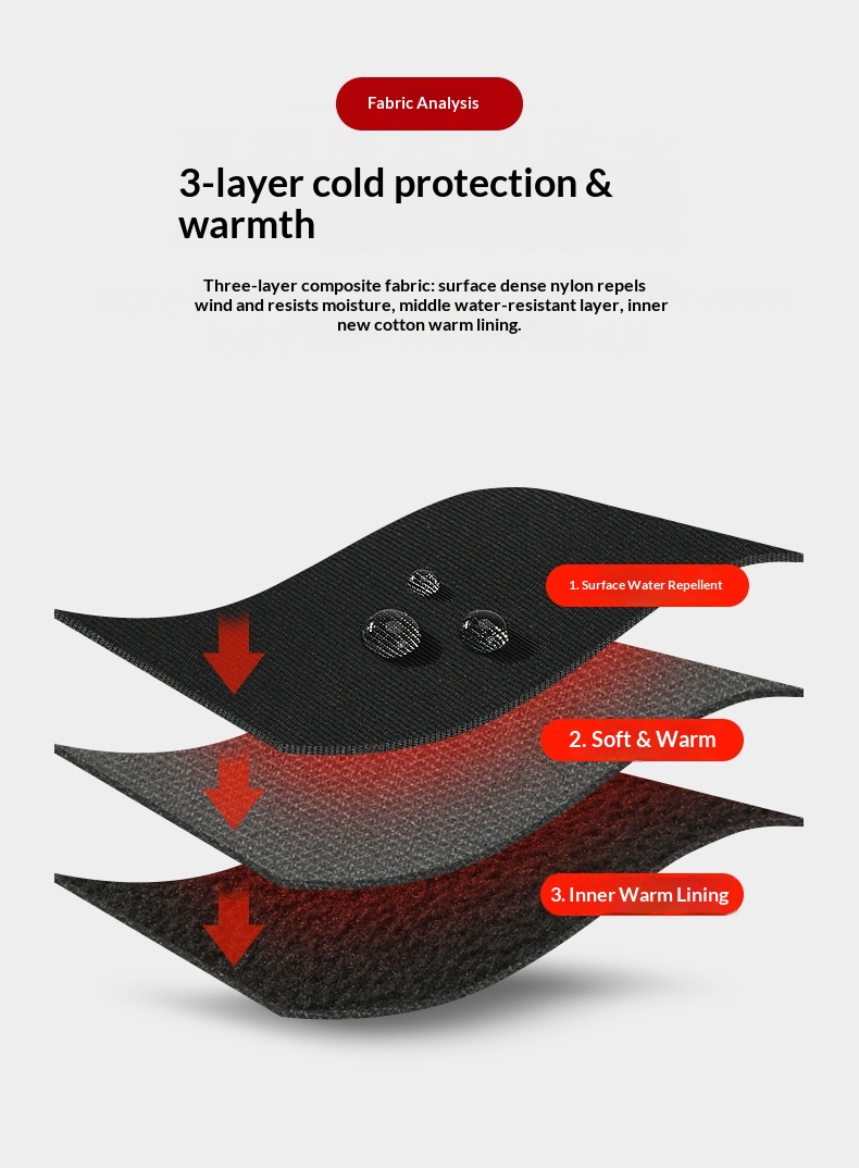 boy Boy Boy Men's Leather Gloves Winter Windproof Warm Fleece Lined Thickened Outdoor Sports Cold-Proof Waterproof Cycling_voghion.com