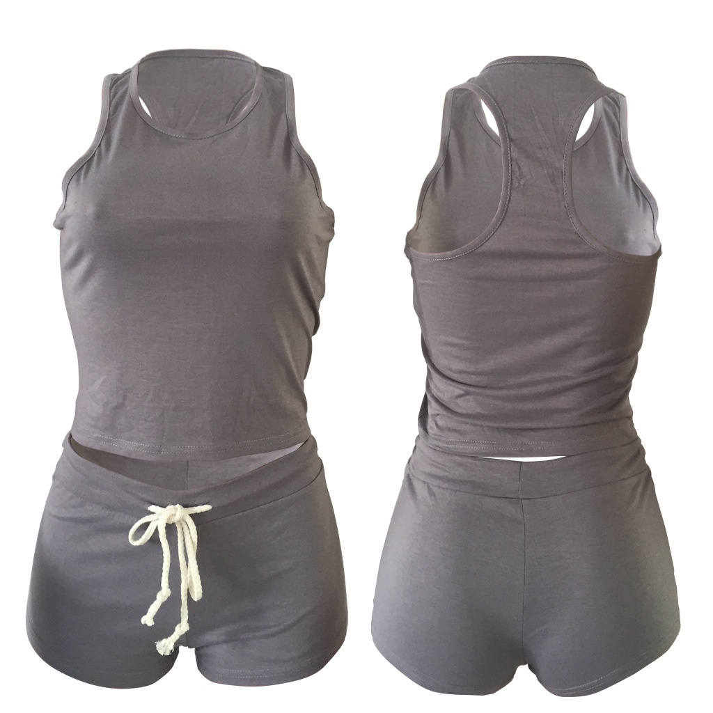 ChicShe 3147 Europäische und amerikanische Plus-Size-Damenbekleidung Street Style Atmungsaktives, schweißabsorbierendes Sporthosen-Set Zweiteiler_voghion.com