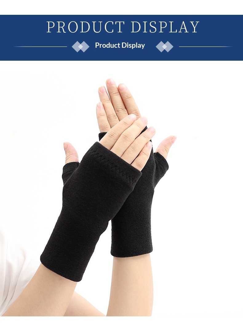 ragazzo Ragazzo Ragazzo Vendita diretta Guanti in pile di lana per donna Inverno Caldo Senza dita Mezze dita Uomini Studenti Scrittura Coppie Protezione dal freddo_voghion.com