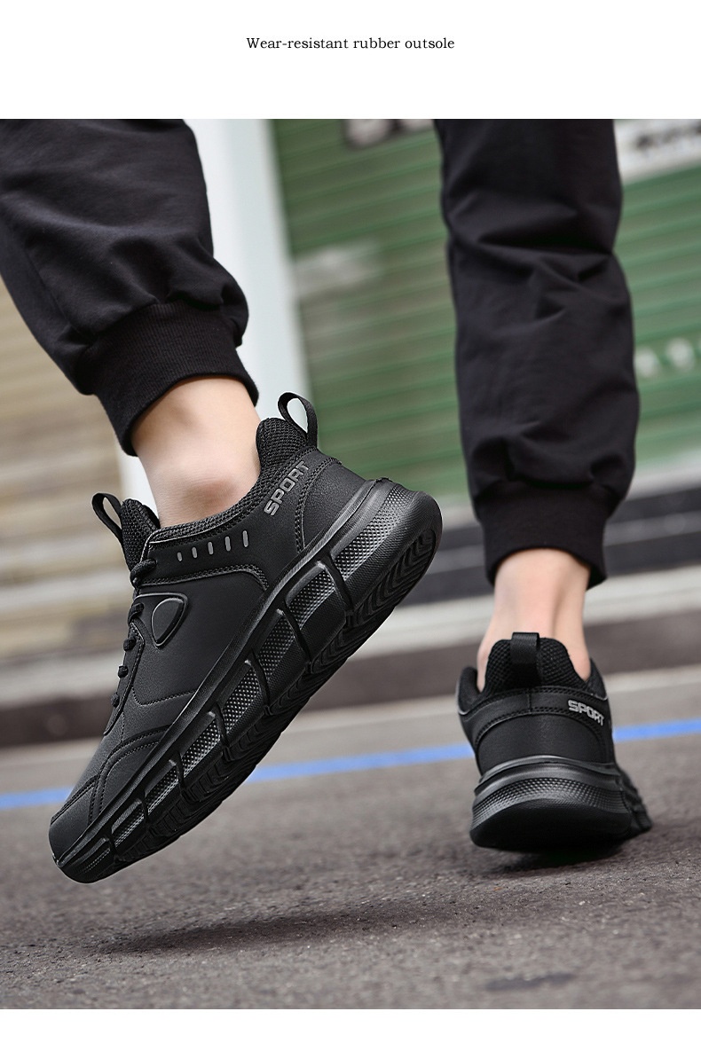 Zees Cross-Border Plus Herrenschuhe Frühjahr 2023, neue Lederschuhe mit weicher Sohle, Größe 48 (extra weit), ideal für Freizeit, Sport und Reisen._voghion.com