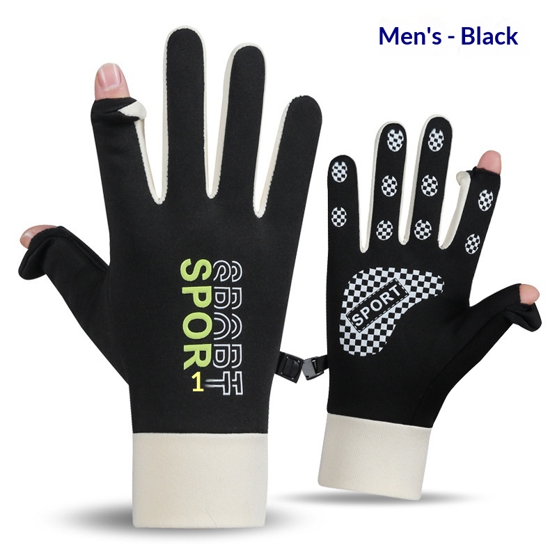 boy Boy Boy Cycling Adult Gloves Men And Women Fleece Lined Warm Windproof Waterproof Fingerless Touchscreen Autumn Winter Outdoor_voghion.com