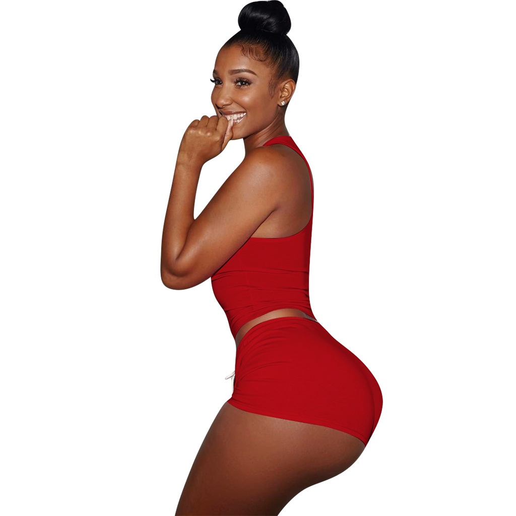 ChicShe 3147 Europäische und amerikanische Plus-Size-Damenbekleidung Street Style Atmungsaktives, schweißabsorbierendes Sporthosen-Set Zweiteiler_voghion.com