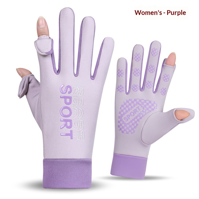 boy Boy Boy Cycling Adult Gloves Men And Women Fleece Lined Warm Windproof Waterproof Fingerless Touchscreen Autumn Winter Outdoor_voghion.com