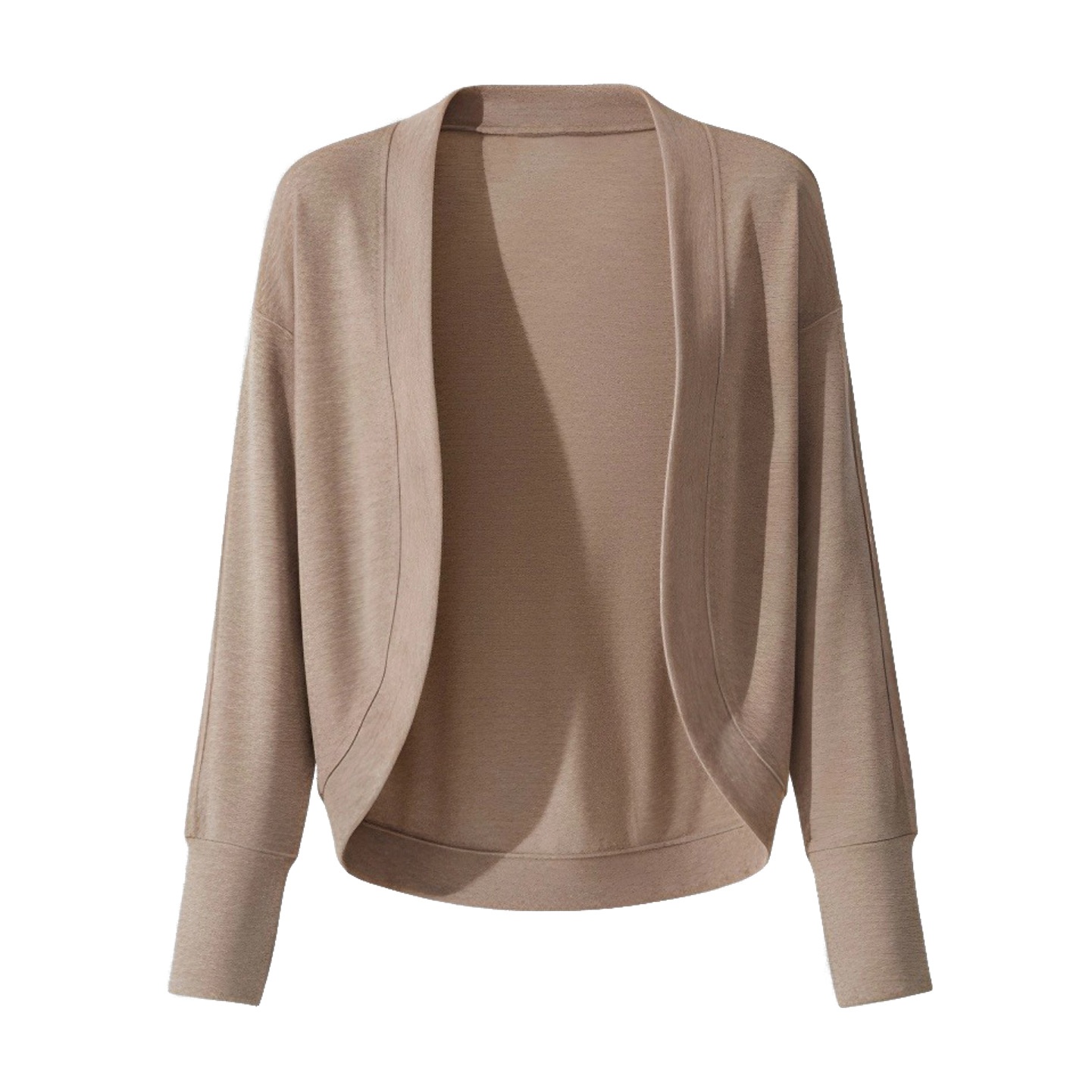 ChicShe Europäisches und amerikanisches Cross-Border Langarm-Cover-Up Hautfreundliches Atmungsaktives Pilates Fitness Yoga Top Herbst Winter_voghion.com