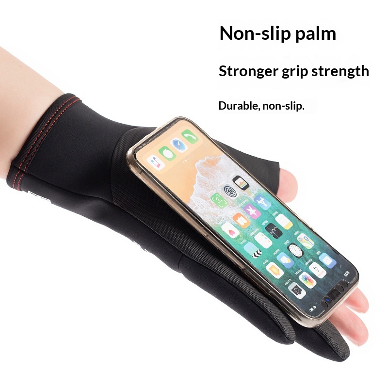 ragazzo Ragazzo Ragazzo 8920 Guanti da pesca a tre dita per uomo, invernali, caldi, antivento, antifreddo, impermeabili, con esche e mezze dita_voghion.com