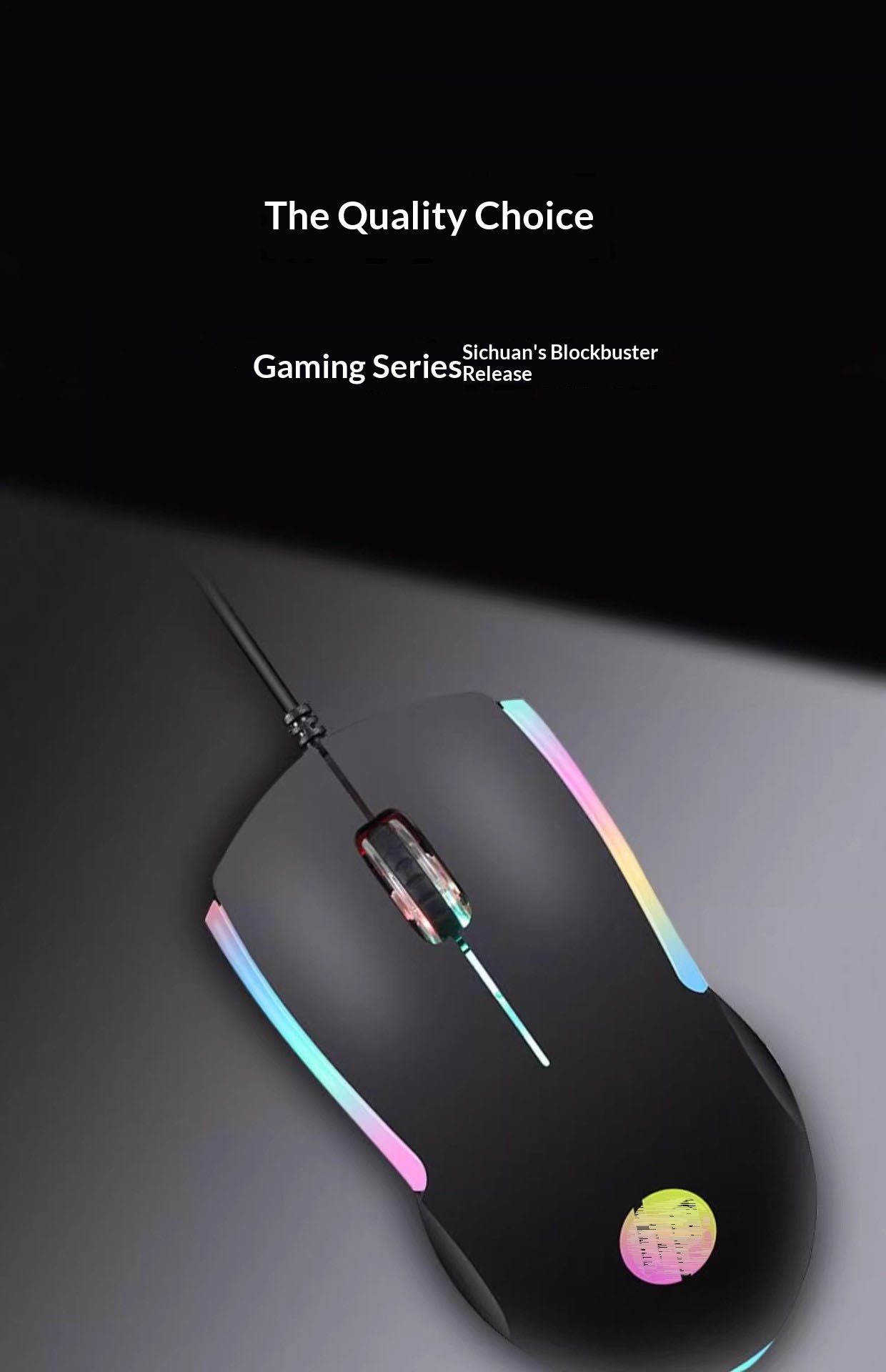 Digitex Digitex M160 Mouse cablato Tastiera luminosa RGB per laptop Desktop Universale Business Gaming Office Disponibile all'ingrosso_voghion.com