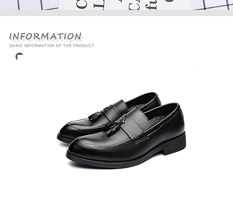 Voyage Voyage Slip-On Fashion Lazy Loafers Spring And Autumn New Tassel Pointed Toe Leather Personality Polished Casual Low-Top Shoes_voghion.com