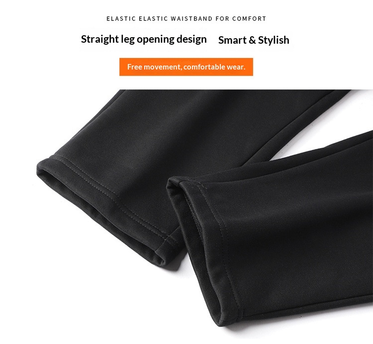 Pantaloni sportivi casual da uomo in puro cotone, nuovi pantaloni della tuta larghi e dritti, taglie forti, primavera e autunno 2025_voghion.com