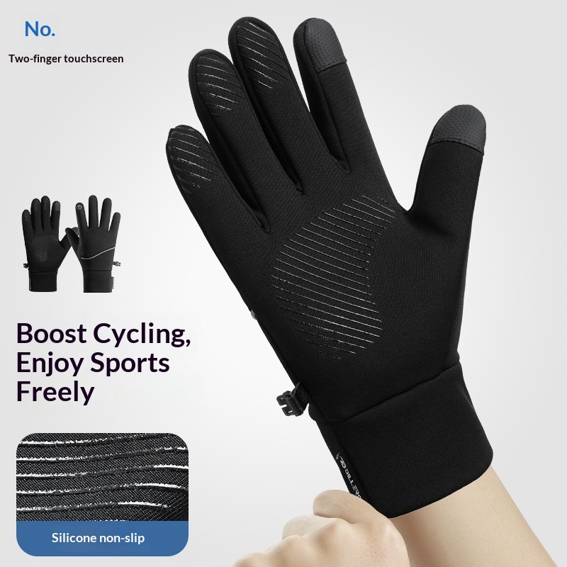 boy Herren Winter Outdoor Sport Touchscreen Handschuhe Damen Laufen Radfahren Wandern Warmes Fleece Wasserdicht Rutschfest Y-15_voghion.com