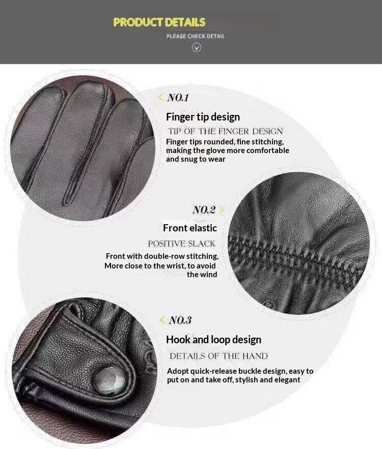 boy Boy Boy Sheepskin Men And Women Winter Fleece Lined Thickened Warm Leather Gloves For Riding Driving Motorcycle Thin Cold-Proof_voghion.com