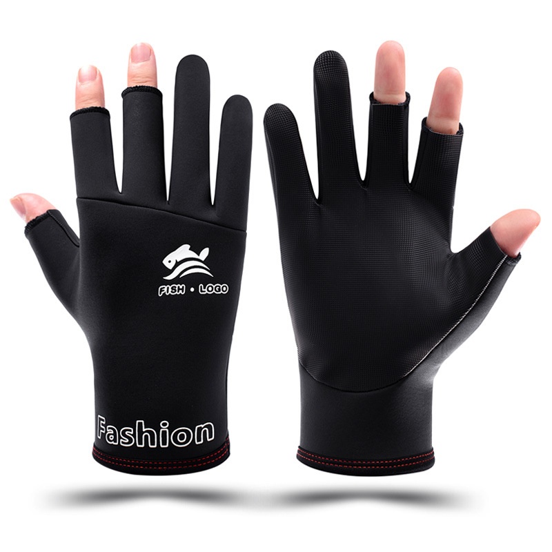 ragazzo Ragazzo Ragazzo 8920 Guanti da pesca a tre dita per uomo, invernali, caldi, antivento, antifreddo, impermeabili, con esche e mezze dita_voghion.com