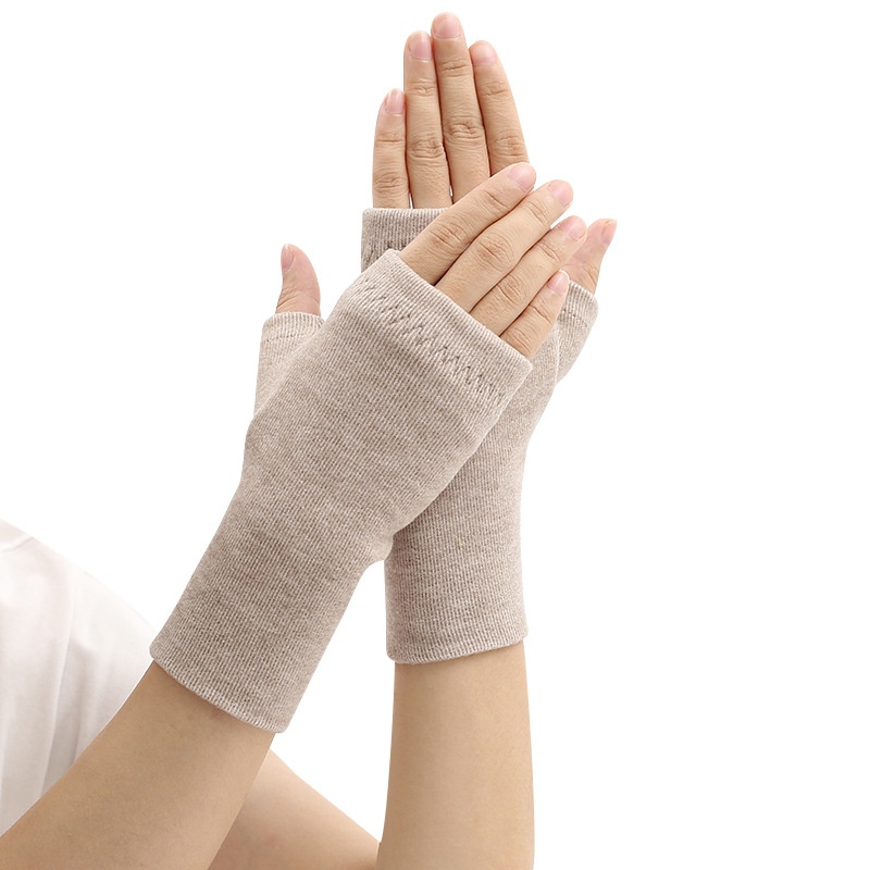 ragazzo Ragazzo Ragazzo Vendita diretta Guanti in pile di lana per donna Inverno Caldo Senza dita Mezze dita Uomini Studenti Scrittura Coppie Protezione dal freddo_voghion.com