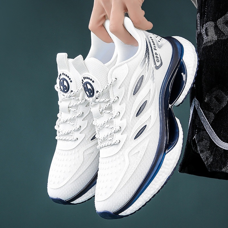 Zees Summer Sneakers 2023 New Breathable Ice Silk Mesh Running Popcorn Men's Fashion Versatile Couple Casual Shoes_voghion.com