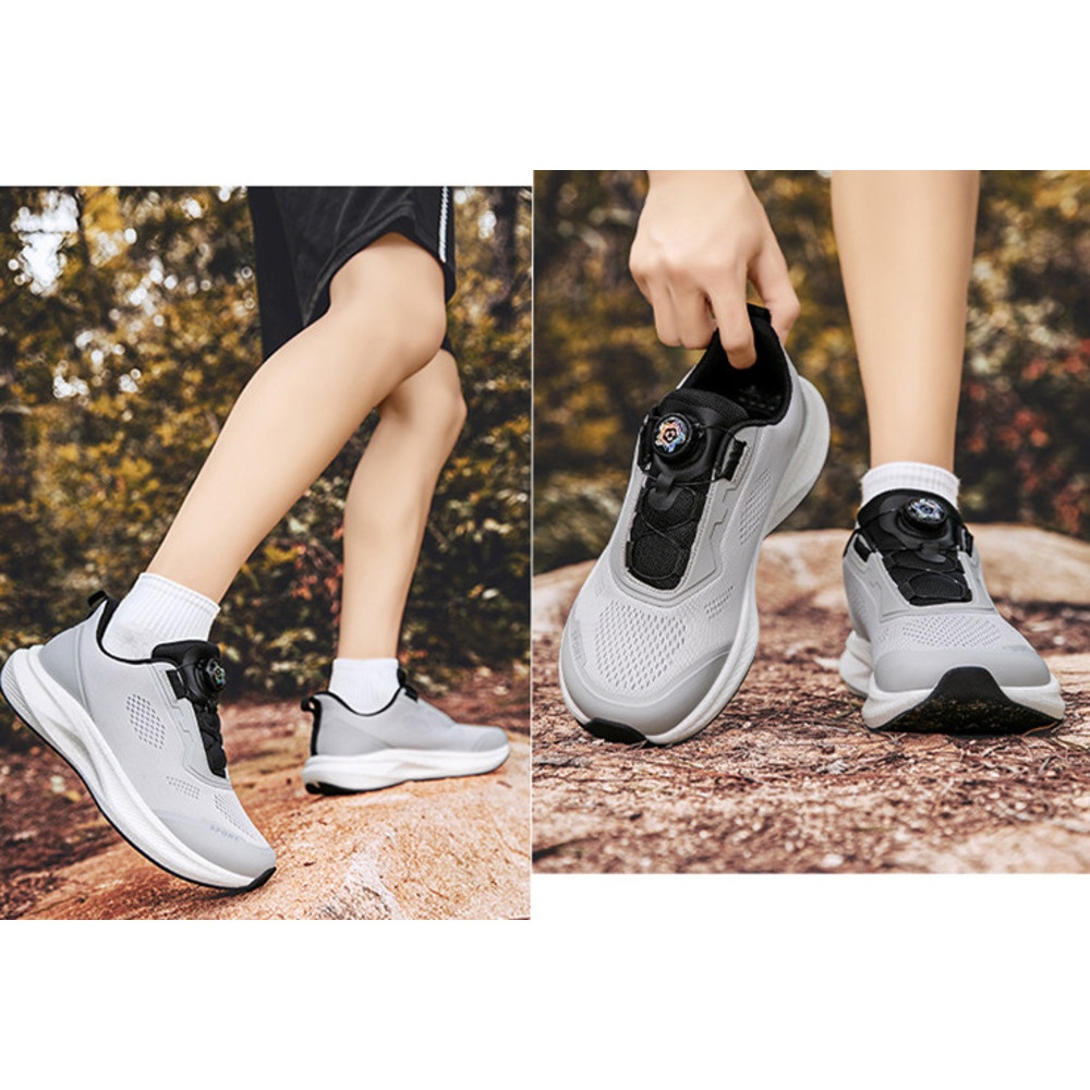 Zees 2025 Neue schwarze Herren-Zehenkappen-Sneaker, Schuhe mit breitem Leisten, weiche Sohle für Herren_voghion.com