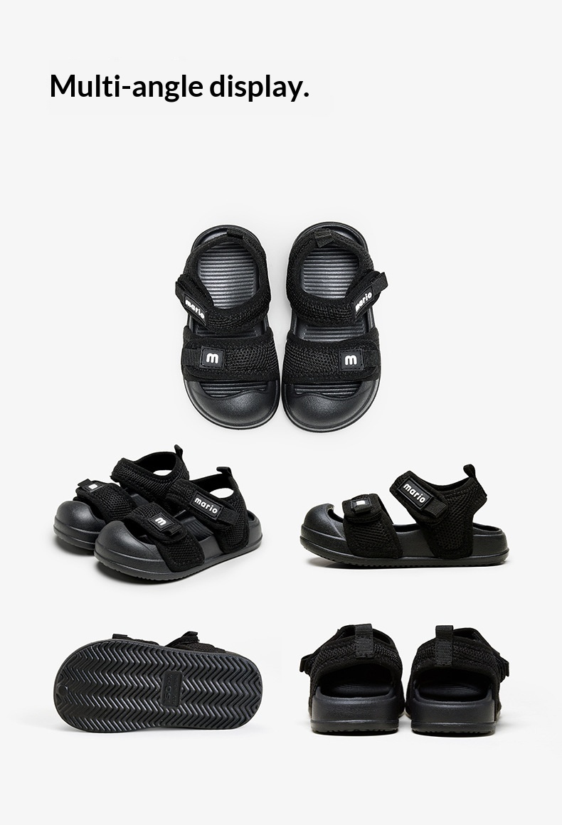 Happy Mary Children's Girls 2025 New Summer Baby Toddler Shoes Boys Closed-Toe Beach Sandals For Outdoor Wear_voghion.com