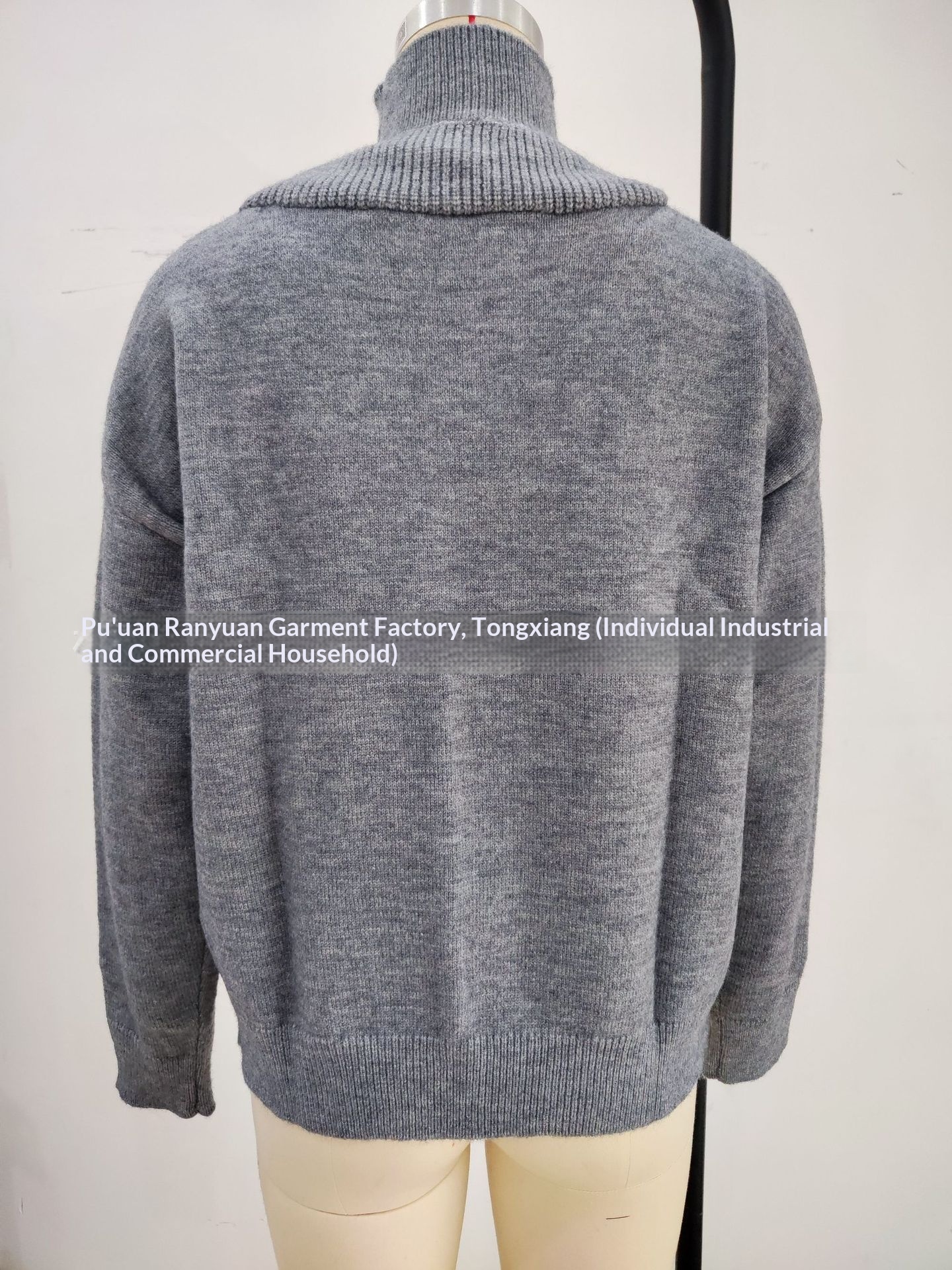 ChicShe ChicShe Autumn Winter Cross-Border European And American Women's Knitted Export Off-Shoulder Half Turtleneck Solid Color_voghion.com