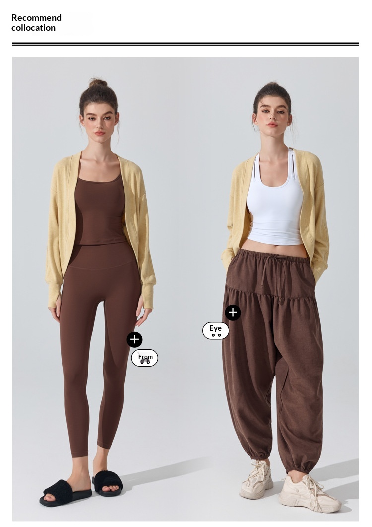 ChicShe Europäisches und amerikanisches Cross-Border Langarm-Cover-Up Hautfreundliches Atmungsaktives Pilates Fitness Yoga Top Herbst Winter_voghion.com