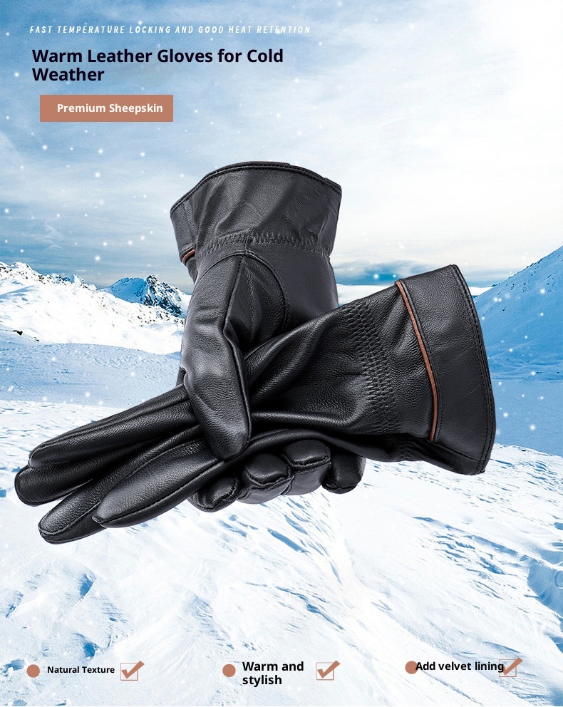 boy Boy Boy For Women And Men Winter Korean Solid Color Pattern Warm Fleece Thickened Waterproof Cold-Proof Fingered Cycling Ski_voghion.com