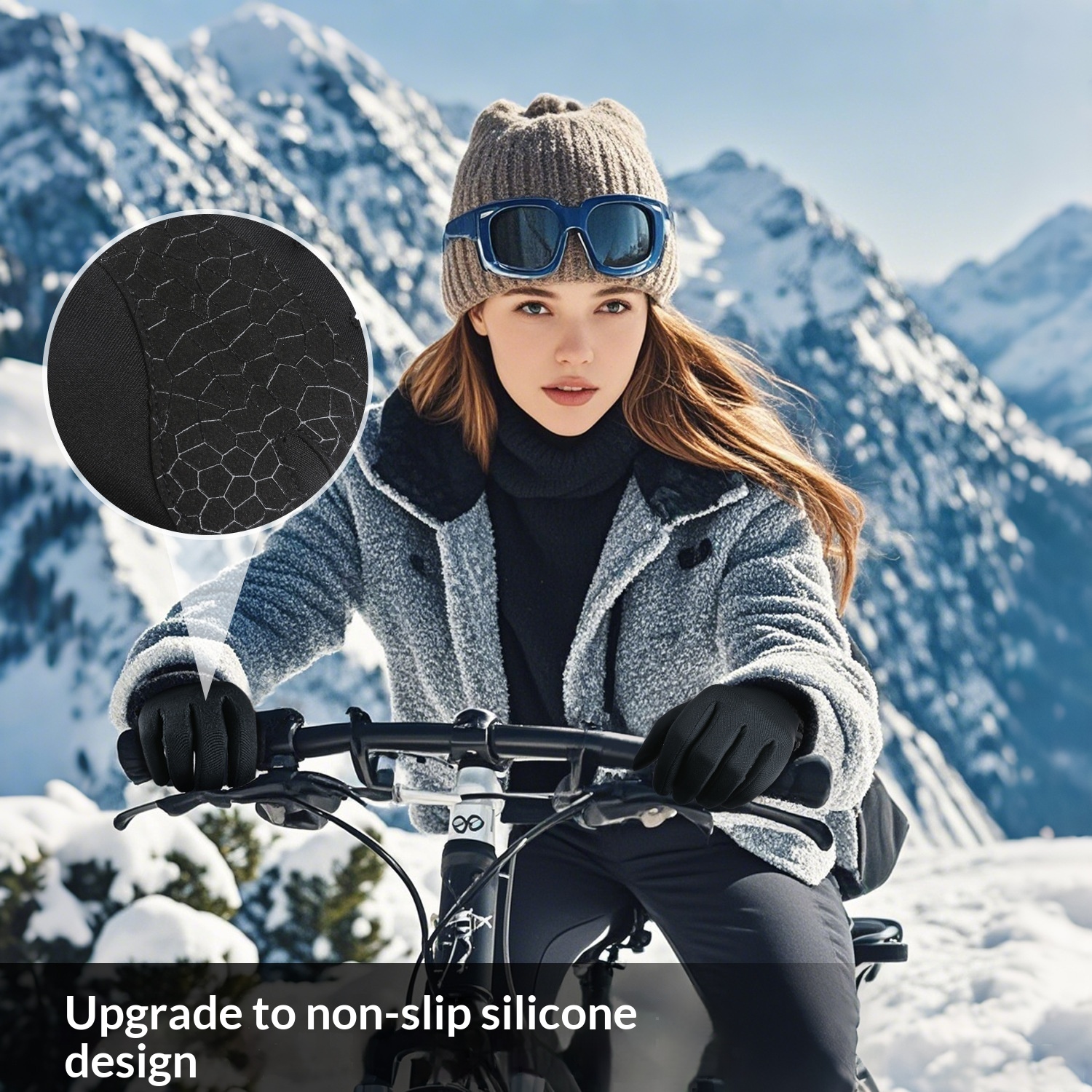 Guanti da corsa sottili autunno inverno da uomo, caldi, antiscivolo, in maglia, con touch screen, per ciclismo e donna_voghion.com