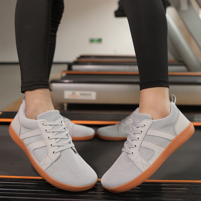 Zees Wide Toe Spring New Men And Women Comfortable Walking Breathable Soft Sole Couple Fly Knit Flat Foot Casual Sports Shoes_voghion.com