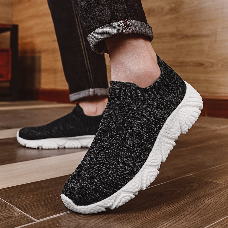 Zees Calzini sportivi da uomo, casual, da jogging, con suola in popcorn, ultraleggeri e morbidi_voghion.com