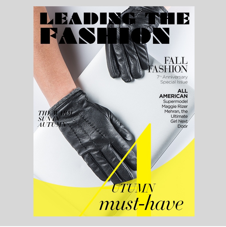 boy Boy Boy Hengyuanxiang Sheepskin Touchscreen Men's Autumn Winter Trendy Fleece Lined Thickened Cycling Genuine Leather Gloves_voghion.com