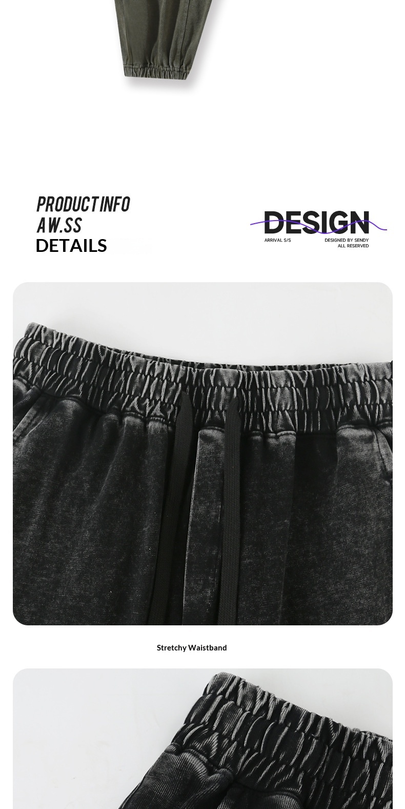 Pantaloni della tuta da jogging retrò americani in puro cotone doppio filato, per uomo, in stile vintage, primaverili e autunnali, lavabili in frontiera_voghion.com