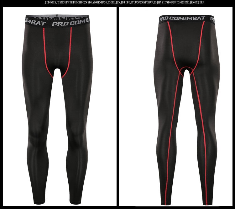 boy New Summer Running High Elastic Compression Sports Leggings Men's Quick-Drying Fitness Pants Basketball Tights_voghion.com