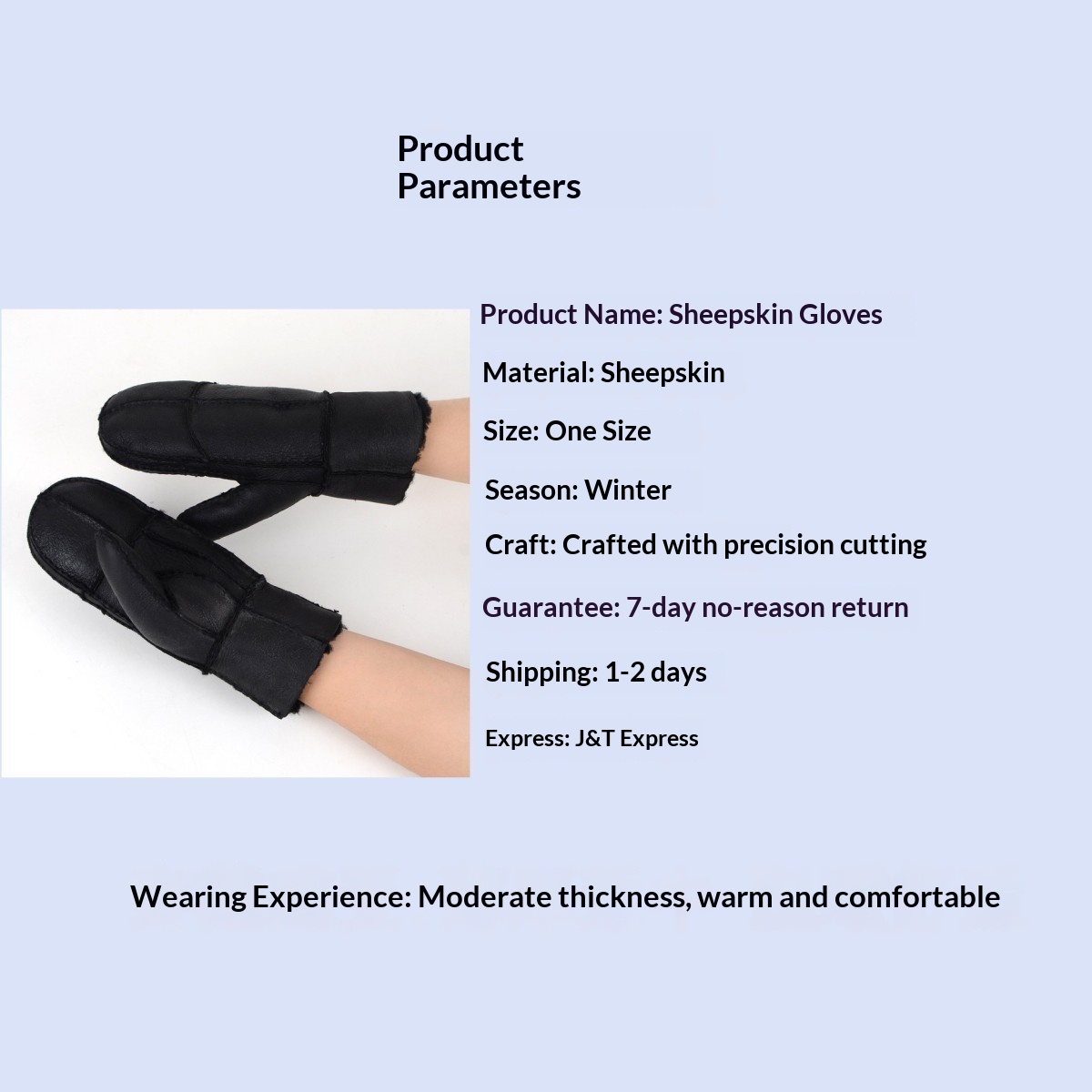 Guanti da ciclismo in pelle di pecora spessa e calda, da uomo, invernali, con dita intere, all'ingrosso_voghion.com