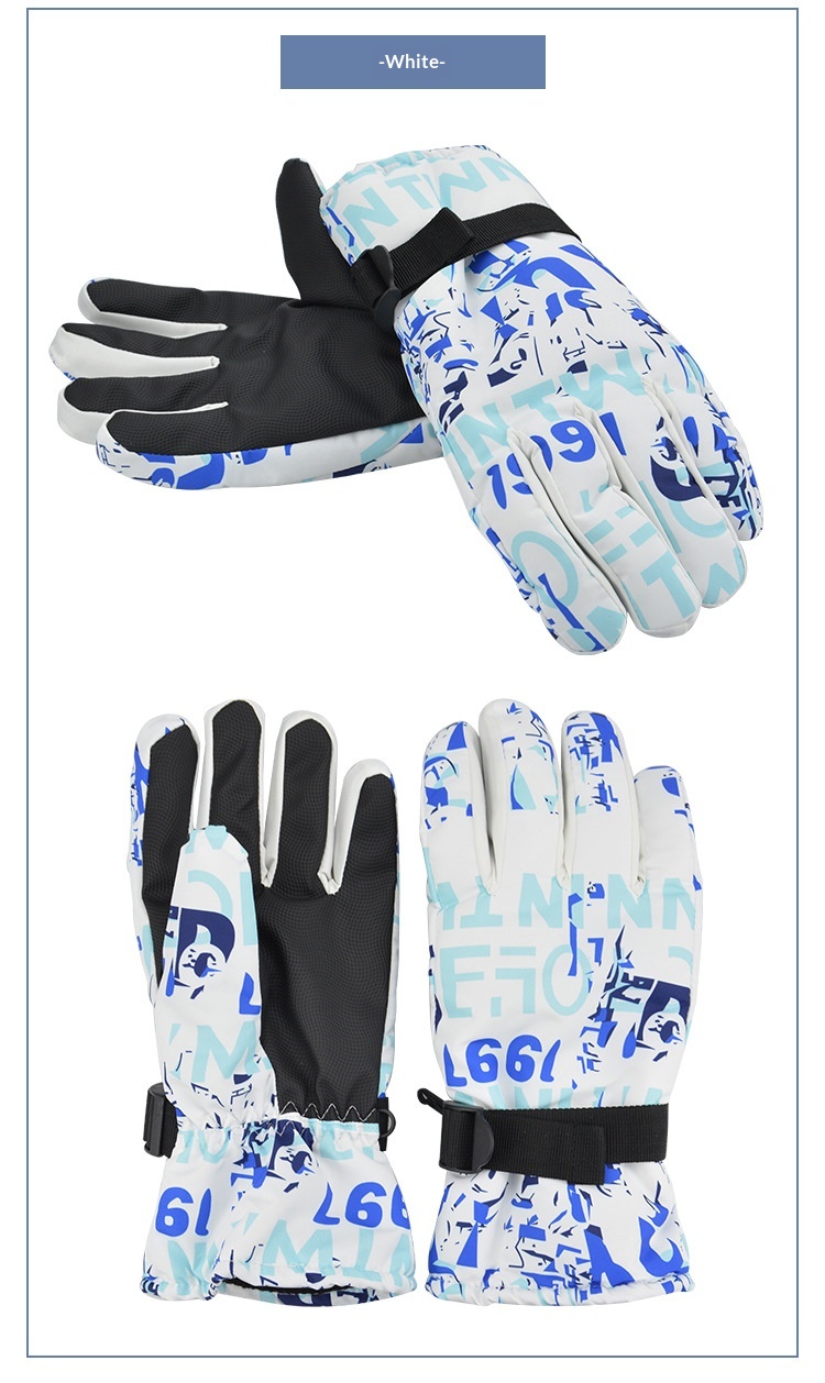 ragazzo Ragazzo Ragazzo Anlorr Inverno Nuovo Foderato in Pile Sci Alpinismo Ciclismo Antivento Resistente al Freddo Impermeabile Caldo Guanti Unisex_voghion.com