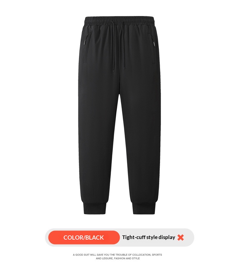 Pantaloni da jogging sportivi lunghi da uomo, spessi e caldi, foderati in pile, nuovi, autunnali e invernali, in cotone_voghion.com