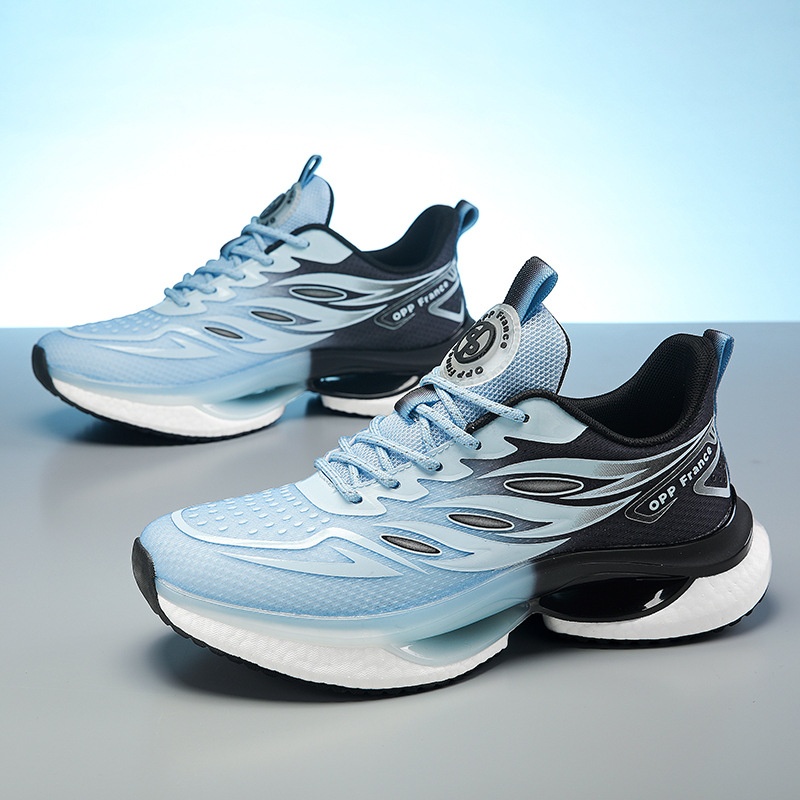 Zees Summer Sneakers 2023 New Breathable Ice Silk Mesh Running Popcorn Men's Fashion Versatile Couple Casual Shoes_voghion.com