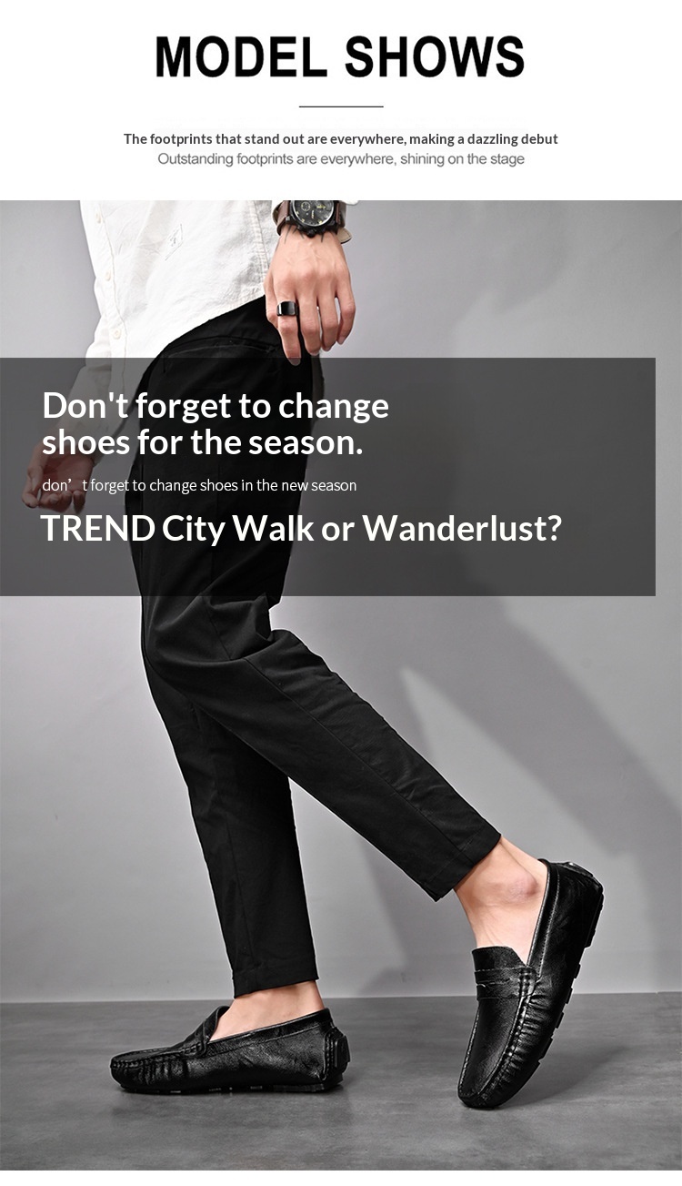 Voyage Voyage 2024 New Fashion British Style Men's Loafers Trendy Lightweight Casual Leather Versatile Slip-On Shoes_voghion.com