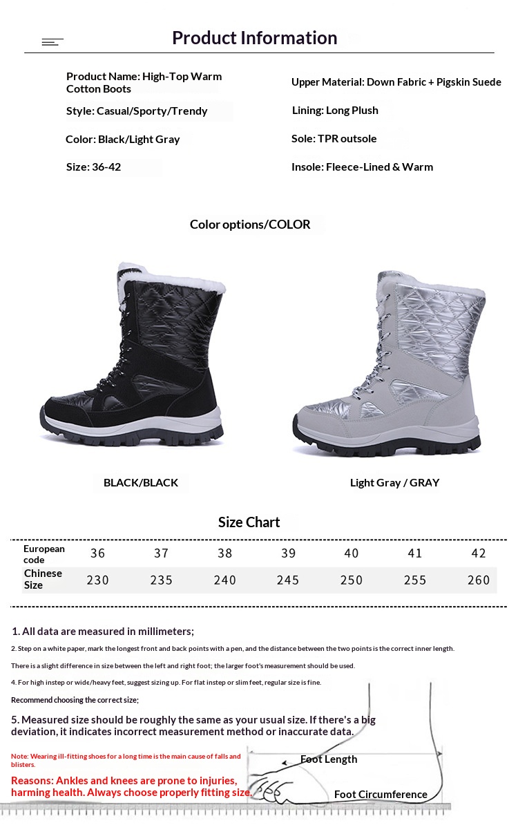 Bottes d'extérieur Zees avec doublure polaire pour femmes, chaussures de randonnée et de sport chaudes pour l'automne et l'hiver, bottes hautes imperméables en coton._voghion.com
