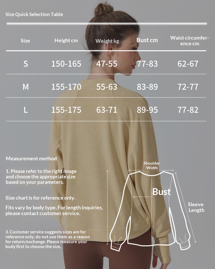 ChicShe Europäisches und amerikanisches Cross-Border Langarm-Cover-Up Hautfreundliches Atmungsaktives Pilates Fitness Yoga Top Herbst Winter_voghion.com