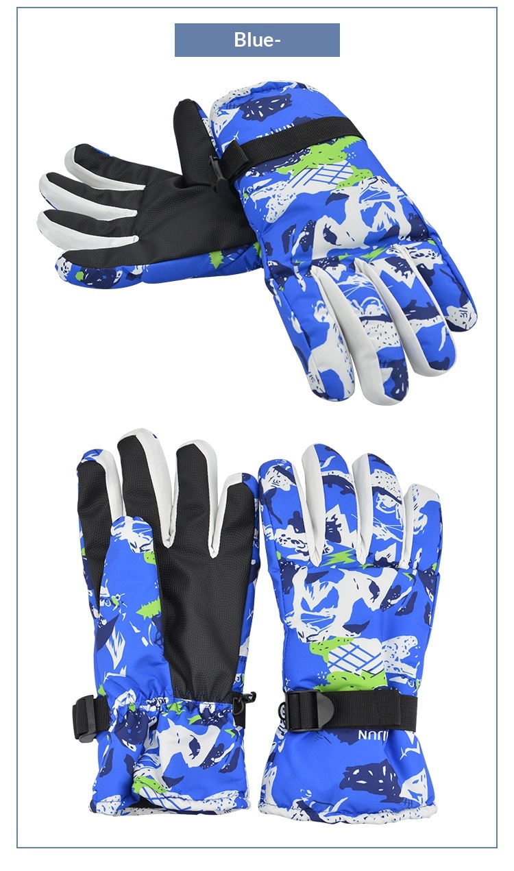 ragazzo Ragazzo Ragazzo Anlorr Inverno Nuovo Foderato in Pile Sci Alpinismo Ciclismo Antivento Resistente al Freddo Impermeabile Caldo Guanti Unisex_voghion.com