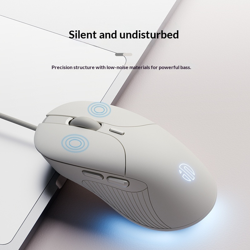 Digitex Digitex B2 Wired Mouse Silent Noiseless Office Gaming E-sports Computer Laptop Ergonomic Mechanical_voghion.com
