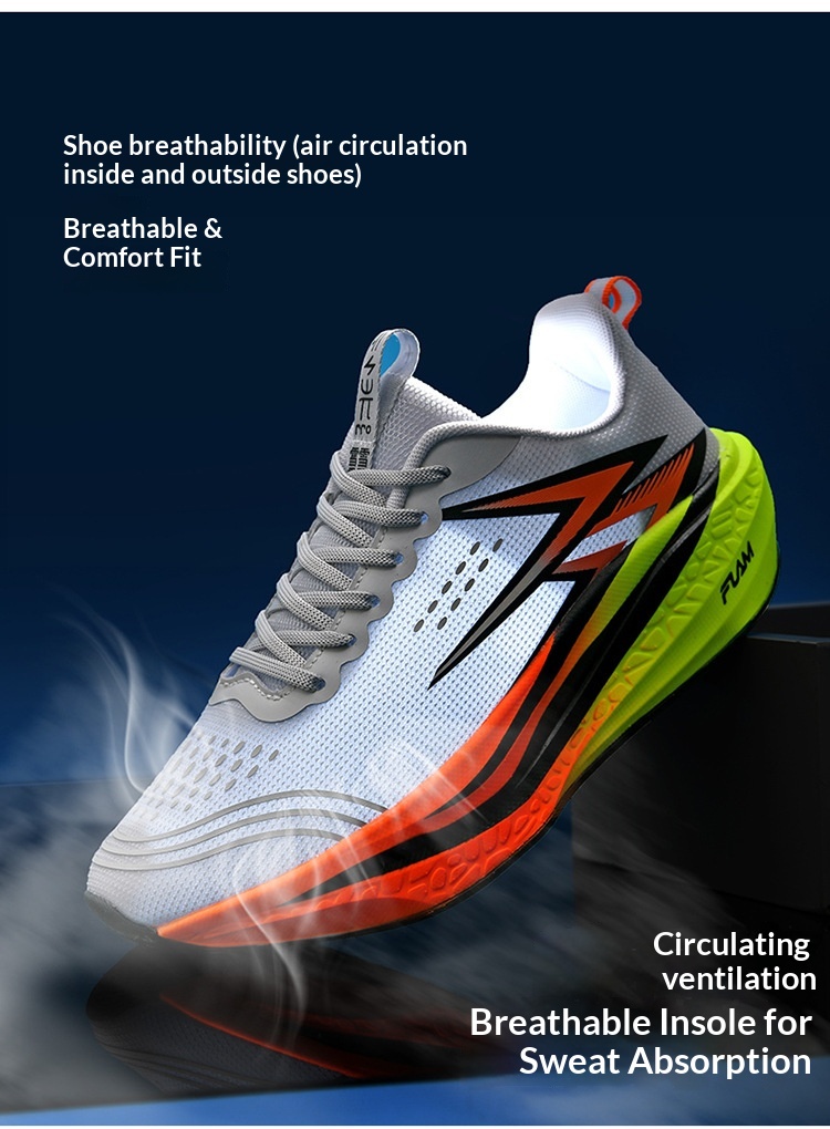 Zees Cross-Border New Large Size Fei Ran 4 Carbon Plate Marathon Men And Women Racing Body Side Training Sports Running Shoes_voghion.com