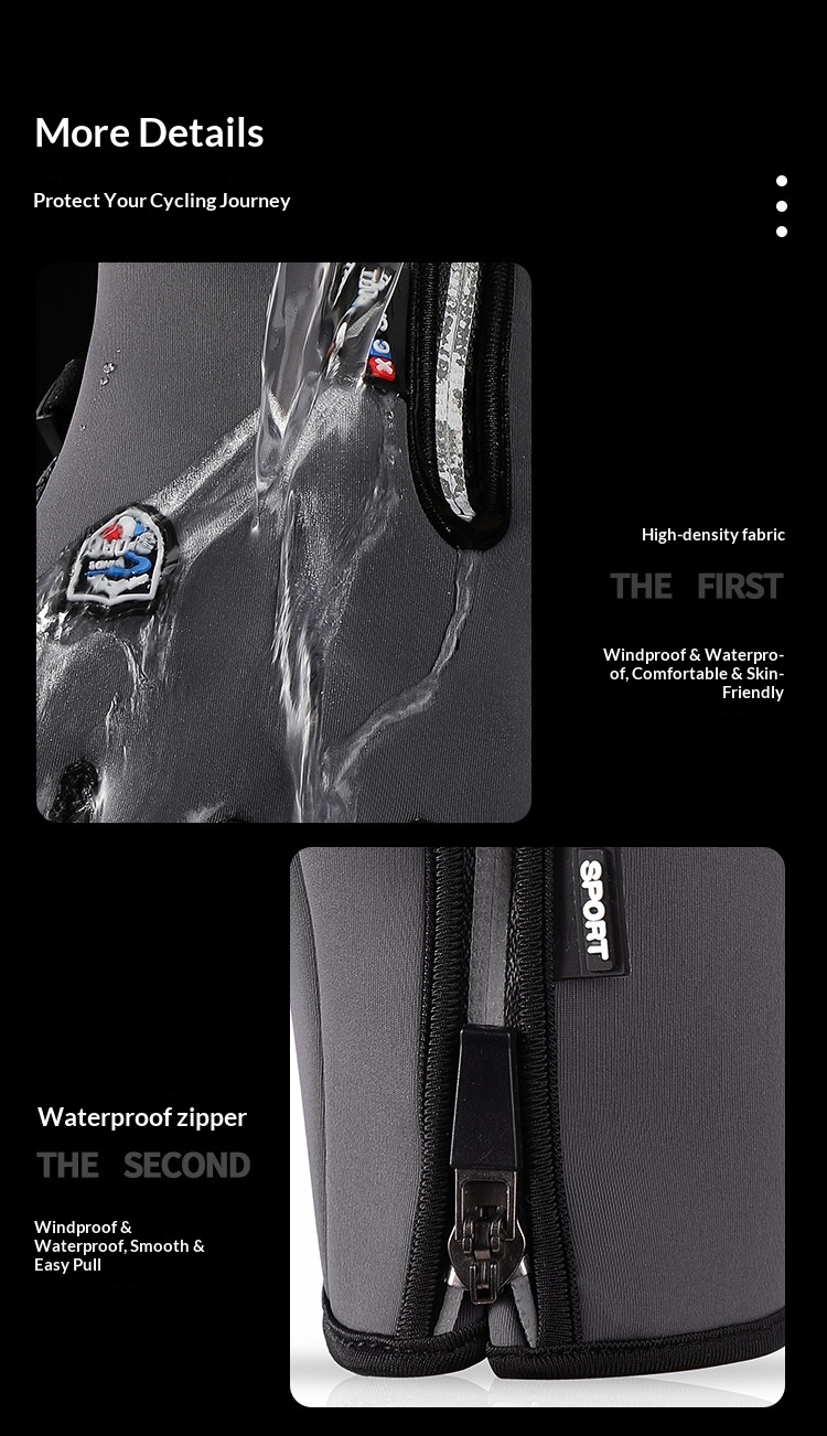 boy Boy Boy Winter Cycling For Delivery, Fishing, Water-Resistant, Outdoor Windproof, Touchscreen, Men's Thermal, Fleece-Lined,_voghion.com