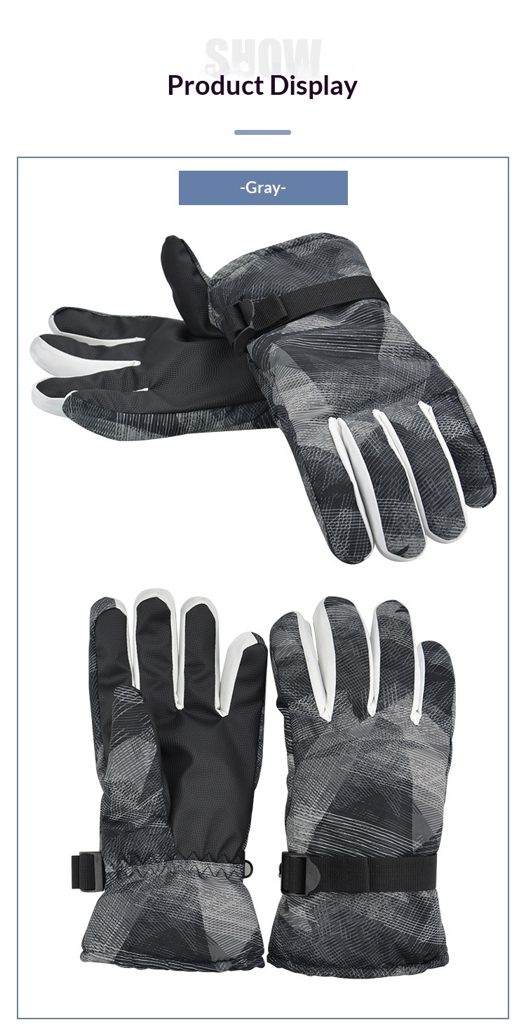 ragazzo Ragazzo Ragazzo Anlorr Inverno Nuovo Foderato in Pile Sci Alpinismo Ciclismo Antivento Resistente al Freddo Impermeabile Caldo Guanti Unisex_voghion.com