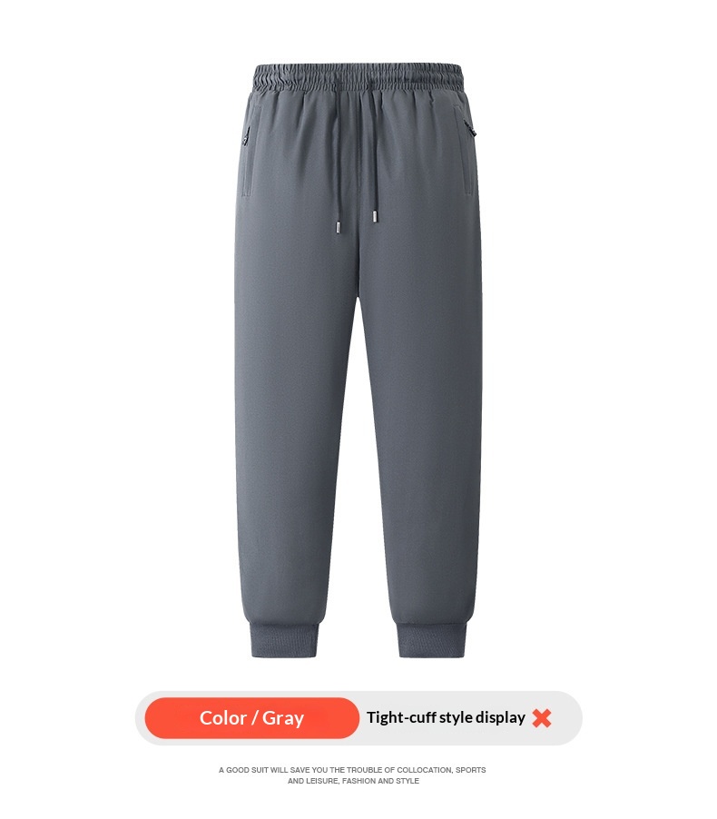 Pantaloni da jogging sportivi lunghi da uomo, spessi e caldi, foderati in pile, nuovi, autunnali e invernali, in cotone_voghion.com
