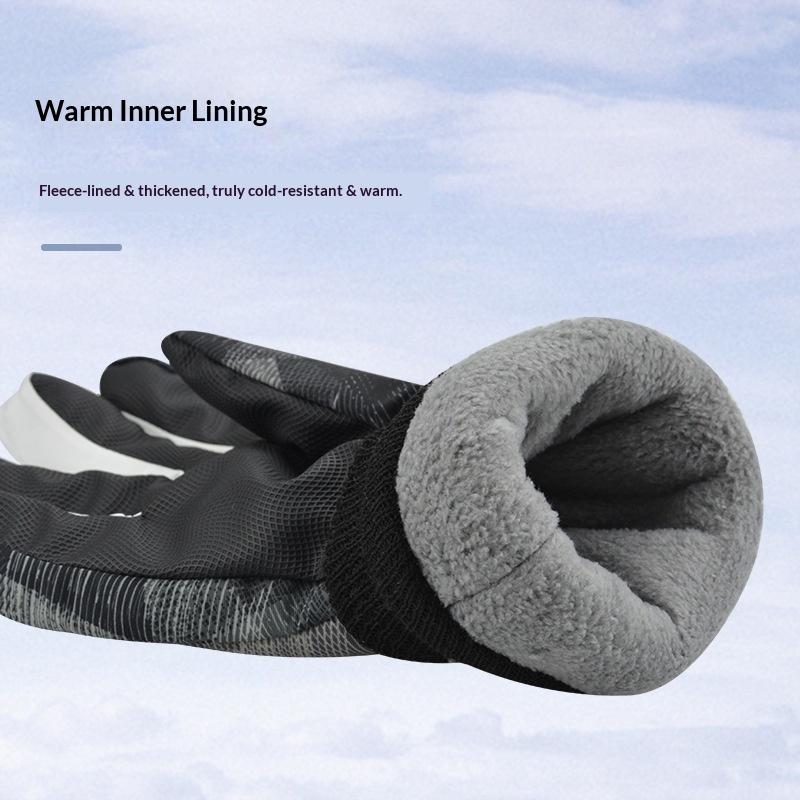 ragazzo Ragazzo Ragazzo Anlorr Inverno Nuovo Foderato in Pile Sci Alpinismo Ciclismo Antivento Resistente al Freddo Impermeabile Caldo Guanti Unisex_voghion.com