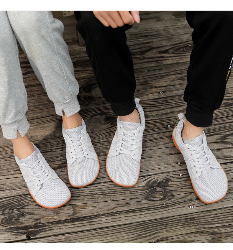 Zees Wide Toe Spring New Men And Women Comfortable Walking Breathable Soft Sole Couple Fly Knit Flat Foot Casual Sports Shoes_voghion.com