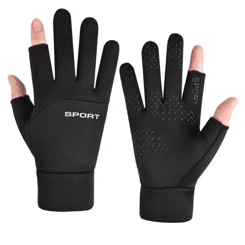 boy Boy Boy Full Figer Gloves, Figerless, Me's Witer Ad Autum Sports Ruig Cyclig Widproof Waterproof Ati-Slip_voghion.com