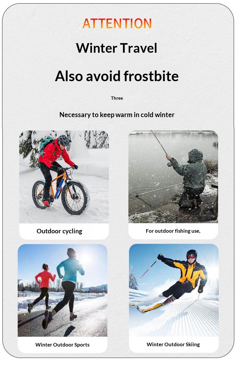 boy Boy Boy PU Wool Screw Mouth Three-Line Fleece-Lined Arctic Fleece Thickened Gloves Cycling Warm Touchscreen Men Winter_voghion.com