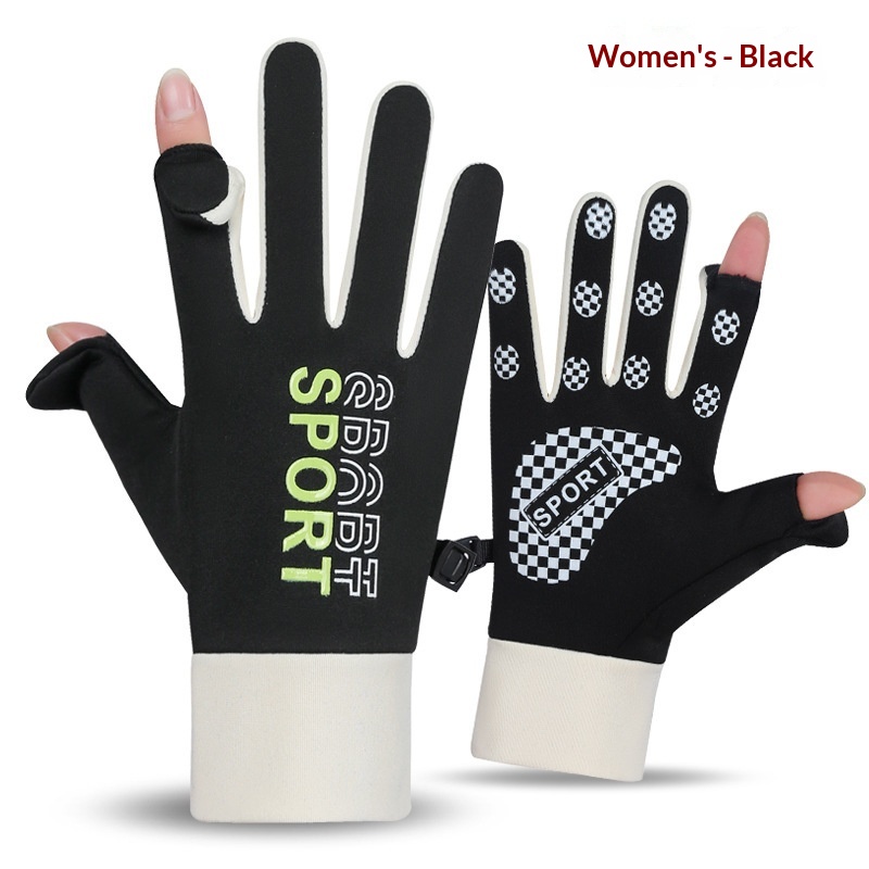 boy Boy Boy Cycling Adult Gloves Men And Women Fleece Lined Warm Windproof Waterproof Fingerless Touchscreen Autumn Winter Outdoor_voghion.com