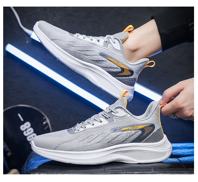 Zees Otoño Invierno Talla Grande 50 Running Deportes Hombres Comercio Exterior Rebote Fitness Absorción de Impactos Zapatos Casuales Jinjiang_voghion.com